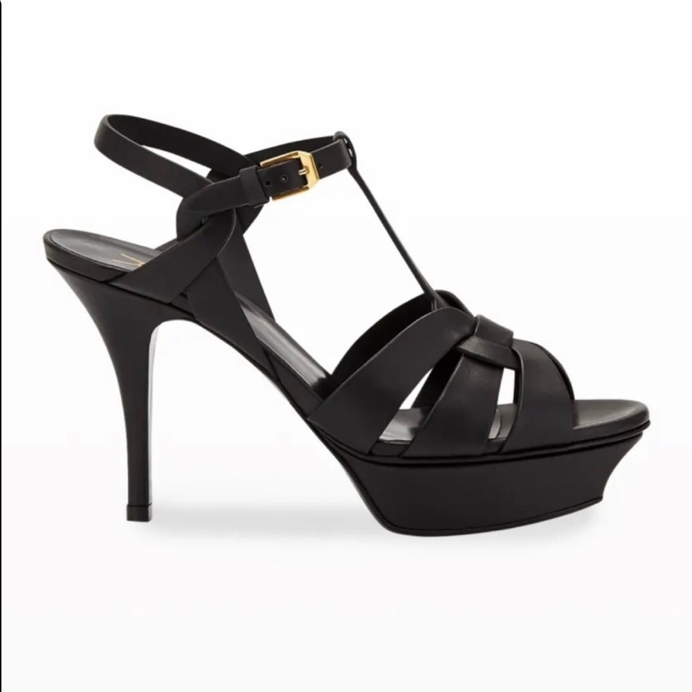 Saint Laurent Matte Black Smooth Leather tributes.